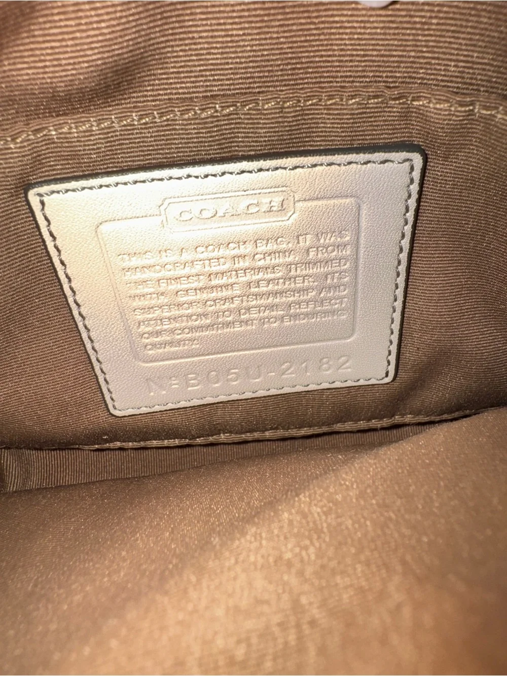 Coach small shoulder